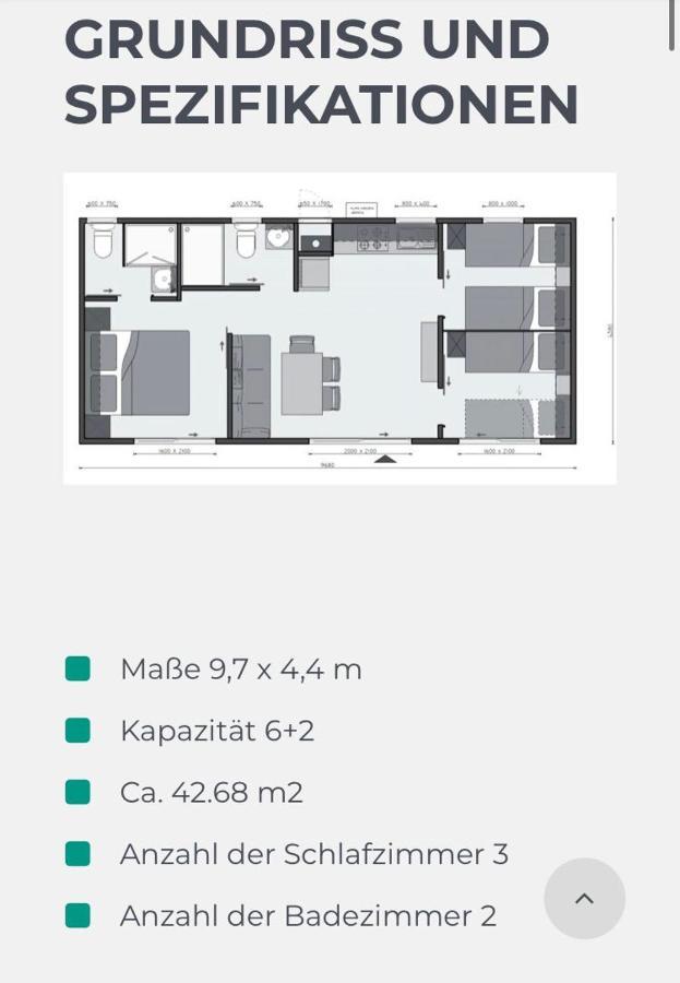 סלצה Villa Family Grand De Luxe Mobilhome מראה חיצוני תמונה